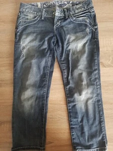 GUESS JEANS woman's SZ 27, 3/4 LENGTH.SKINNY LOW RISE** Excellent Condition** - Picture 1 of 8