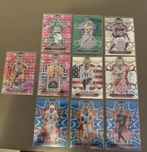 Mosaic NFL LOT 10 Card Lot Pink Camo/green/Silver Mosaic Prizm/Silver/blue - Picture 1 of 2