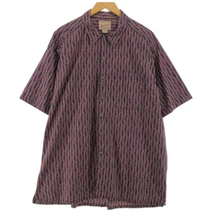 Vintage 90'S-00'S WOOLRICH all-over print short-sleeved cotton shirt made in... - Picture 1 of 4