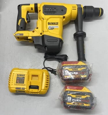 DeWalt FLEXVOLT 60V SDS Max 1-9/16" Combination Rotary Hammer Kit DCH481X2 - Image 1 of 4