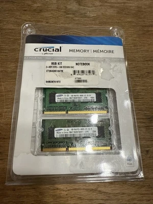 Crucial Micron CT2K4G3S1067M 8GB (2-4GB) Mac Compatible Memory Kit DDR3-1066 1.5 - Image 1 of 2