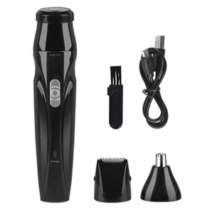 Electric Shaver 3in1 Rotary Shaver Cordless Waterproof USB Quick Charge Wet/Dry  - Picture 1 of 6