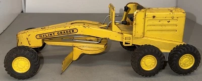 Niveladora de carretera vintage de acero prensado de nylint amarilla años 60 Foto 1 de 4