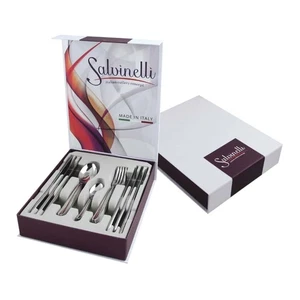 Komplettservice 24 Besteck Linie MONET SALVINELLI - Besteckset Stahl - Bild 1 von 6