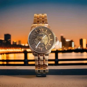 Kenneth Cole Reloj Hombre Acero Inoxidable KC50779007 8" MUÑECA Automático - Imagen 1 de 7