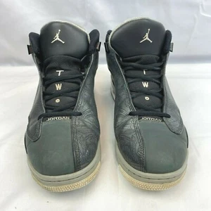 Nike Air Jordan Dub Zero Charcoal Laser Mens 10 Basketball Shoes 311046-004 - Picture 1 of 9