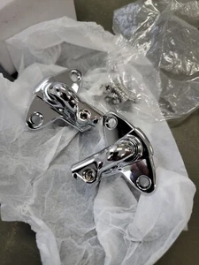 1959-60-1961-62-1963 BUICK SUPER CENTURY SUNVISOR BRACKETS-HARDTOP-SEDAN-PAIR - Picture 1 of 6