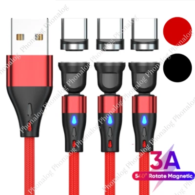 Magnetic Phone Charger Charging Cord Adapter Cable For Type C Samsung iPhone 15 - Image 1 of 4