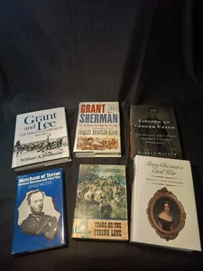 Lot of 6 Civil War HC Books including RARE Merchant of Terror by John B Walters - Bild 1 von 19