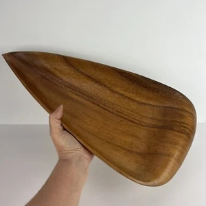 Vintage Holz Serviertablett Platte EIN Affenpod? Tiki Luau XL 19 Zoll - Bild 1 von 20