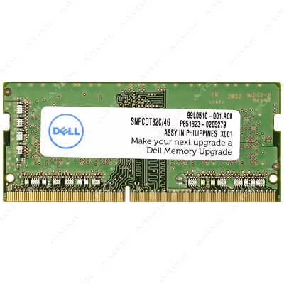 Dell 4GB DDR4-3200 SODIMM SNPCDT82C/4G AA937597 CDT82 0CDT82 Laptop Memory RAM - Image 1 of 3