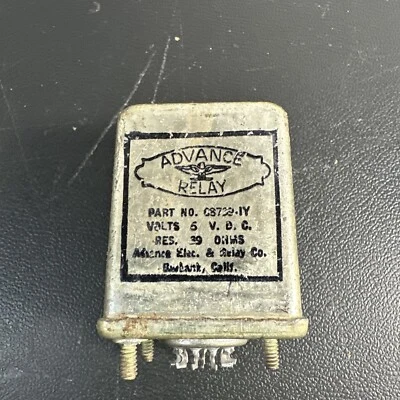 Advance Relay Type 6 Volt 39 Ohms  - Image 1 of 4