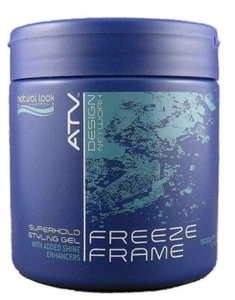 4 X ATV NATURAL LOOK Freeze Frame Superhold Styling Gel 500g - Picture 1 of 1