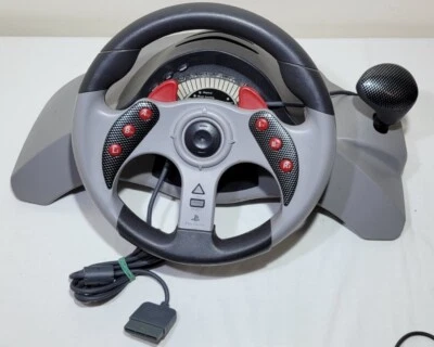 Гоночный руль Playstation Mad Catz MC2 с педалями #8020 - Изображение 1 из 4