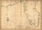 A4 Reprint of Shipping Coastal And Seas Map Florida