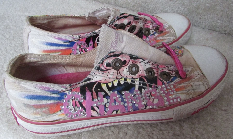 Ed Hardy Little Kid/Big Kid Yes Can Obama Fashion Slip On Sneakers Size 2 - Image 1 of 4