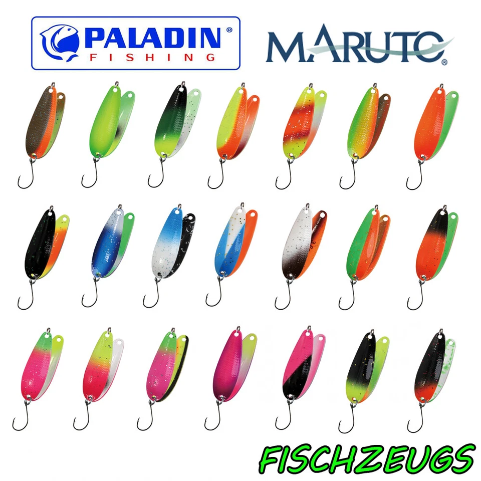 Paladin Spoon Apollo UV Forelle Forellenköder Raubfisch Köder Fischköder 3,6g - Bild 1 von 1