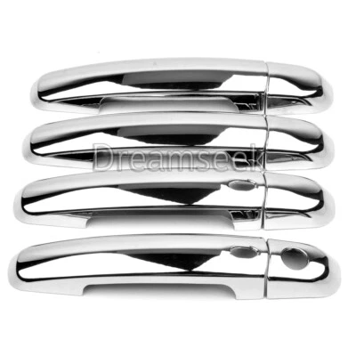 Door Handle Cover For Suzuki Grand Vitara 2006-11 Decor Chrome Trim W/ Smart Key - Image 1 of 4