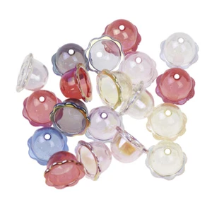 Glitter Wind Bell Spacer Jellyfish Beads Bracelet DIY Decoration Handmade Charms - Zdjęcie 1 z 11