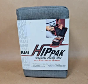 Walkman casete BMI vintage estéreo personal suave estuche de transporte bolsa - Imagen 1 de 10