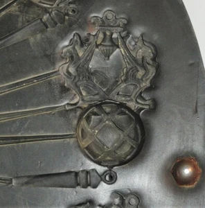Abrigo brazo de león alado de colección de 12"" molde de fundición gárgola dragón gárgola - Imagen 1 de 12