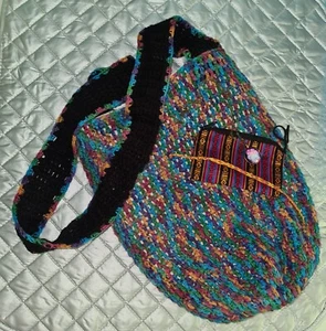 Crochet shoulder bag purse tree of life friendship jewellery (b) - Picture 1 of 1