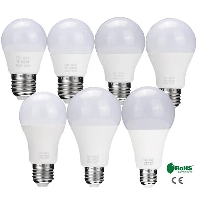 E27 ES LED Globe Bulb Lights 3W 5W 7W 9W 12W 15W 18W Cool Warm White Lamp 220V L - Image 1 of 4