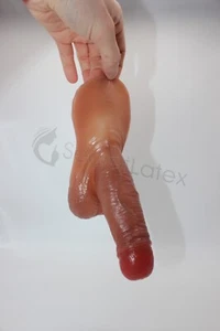 Realistic Silicone Penis Sleeve Packer Lifelike FTM STP Soft Trans Prosthetic - Picture 1 of 7