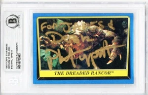 1983 -STAR WARS-PHIL TIPPETT BECKETT BAS Signed/Autograph/Auto Topps RANCOR Card - Picture 1 of 1