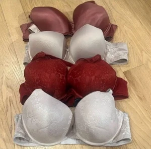 Lot of 4 Torrid Curve Women’s Plus Size 46D Bras Push-up - Picture 1 of 16