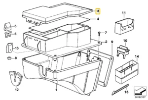Fuse box cover for BMW E-36 - Picture 1 of 1