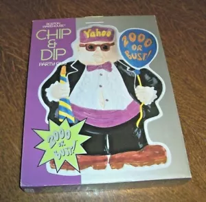 (A20) 2000 oder Büste Boston Warehouse Party Yahoo Y2K 16" Keramik Chip & Dip Tablett - Bild 1 von 4