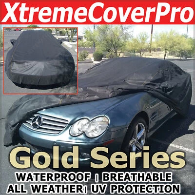 Cubierta impermeable para coche Lexus SC430 2002 2003 2004 2005 2006 con bolsillo espejo negro Foto 1 de 4