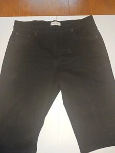 NEW! Blind Trust Washed Solid Black Denim Shorts - Picture 1 of 3