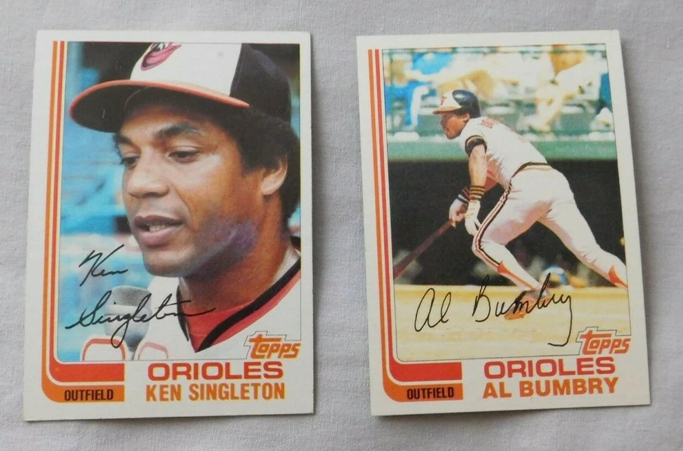 1982 Topps Baltimore Orioles Baseball Card Pick one - Image 1 of 1