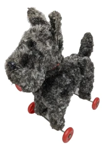 Vintage Rolly Toys Terrier Scotty Dog Pull Toy Puppy No Leash Or Tag - Picture 1 of 6