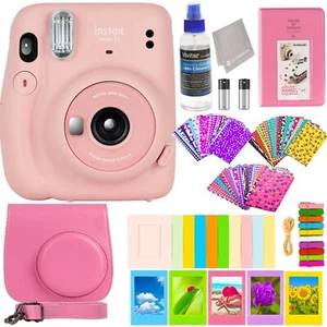 Fujifilm Instax Mini 11 Instant Camera + Accessory Kit - Blush Pink Camera! Gift - Picture 1 of 8
