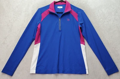 Camisa Greg Norman Active Para Mujer S Azul Rosa Golf Performance Walt Disney World Foto 1 de 4