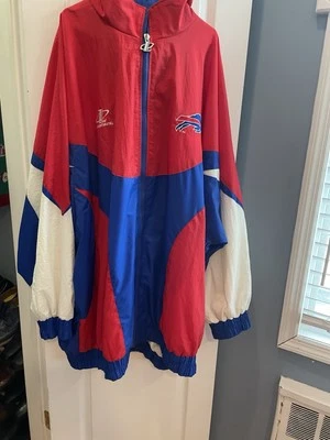 VTG Logo Athletic NFL Pro Line Buffalo Bills Windbreaker/Raincoat With Hood 3XL - Image 1 of 4