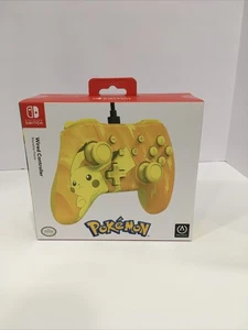 Pokemon Wired Controller PIKACHU STATIC EDITION Nintendo Switch Factory Sealed - Picture 1 of 9