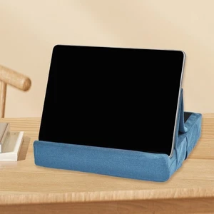Tablet Pillow Holder with Pocket and Pen Mount 3 Viewing Angles Foldable Tablet - Picture 1 of 21
