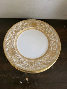 Royal Worcester England Embassy Gold Set Of 6 Bread & Butter Plate - Picture 1 of 9