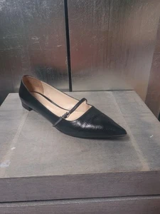 Nobles bailarinas KONSTANTIN STRONG T 41 charol negro zapatos bajos puntiagudos 1840 - Imagen 1 de 14
