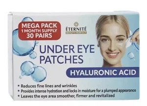Eternite Under Eye Patches Hyaluronic Patches 30 Pairs Mega Pack Months Supply - Picture 1 of 3