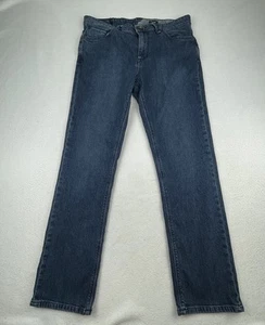 Volcom Men’s Size 34 X 31 Solver Modern Straight Denim Blue Jeans - Picture 1 of 10