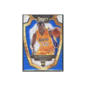 2014-15 Panini Select Premier Level #150: Julius Randle Blue Silver Rookie RC - Foto 1 di 2