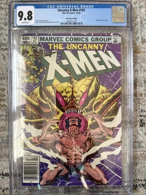Uncanny X-Men #162 CGC 9.8,Solo Wolverine, ULTRA RARE NEWSSTAND ONLY ONE ON EBAY - Image 1 of 2