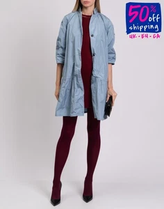 RRP€795 ERMANNO DAELLI Jacket Size IT 44 / M Ruffle Hem 3/4 Sleeve Made in Italy - Picture 1 of 9