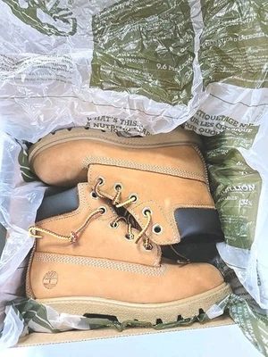 Timberland Botas Jóvenes/Niños Talla 9 Niño Trigo Impermeable Invierno Bota Marrón Foto 1 de 4