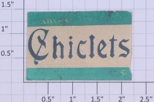American Flyer FL0226 Green "Adams Chiclets" Sign - Picture 1 of 2